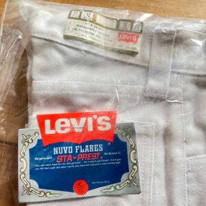 【デッドストック】70's Levi's スタプレ 646 26/27 BIGE