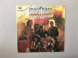 IRONCROSS TOO HOT TO ROCK スウェーデン盤　AUTOGRAPHED