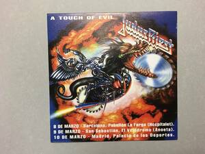 JUDAS PRIEST A TOUCH OF EVIL　スペイン盤　PROMO