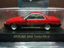 京商1/64★スカイライン＆GT-R ミニカーコレクションNEO★SKYLINE 2000 Turbo RS-X レッド/ブラック★KYOSHO2015_画像4