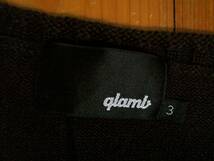☆グラム【glamb】アクリル＆毛　ニット　セーター　プルオーバー 3 こげ茶 ブラウン_画像7