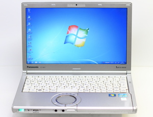 Panasonic Let’s note CF-NX1GDHYS/Core i5-2540M/4GBメモリ/HDD250GB/12.1TFT HD+/無線LAN/Windows7 Professional 64ビット #0102