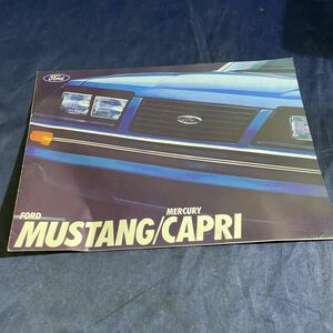  Ford V^82 year Mustang & Capri ( model E-M113/E-M11F) old car catalog that time thing old car 