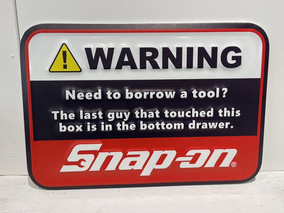 スナップオン Snap-on 看板 ティンサイン プレート 八角 新品未使用