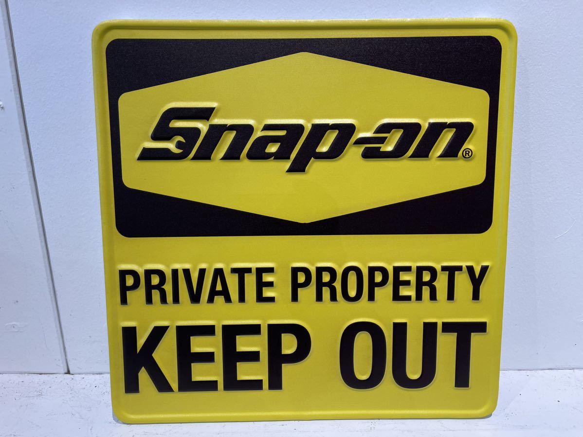 スナップオン Snap-on 看板 ティンサイン プレート 八角 新品未使用