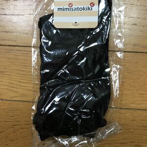 新品未使用 MISATO MIKI 靴下19～21cm 黒