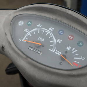 グランドアクシス100 ベース車 長期保管車 自分で整備できる方 走行少ない タイヤバリ山 きれい 2スト快速スクーターの画像5