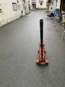 中古 油圧ジャッキ 2t 2000kg 上げ133-387mm 油圧式 ジャッキ 直接引き取り限定、引き取り場所を東大阪市