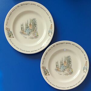 WEDGWOOD ピーターラビット ウエッジウッド　プレート　2枚セット