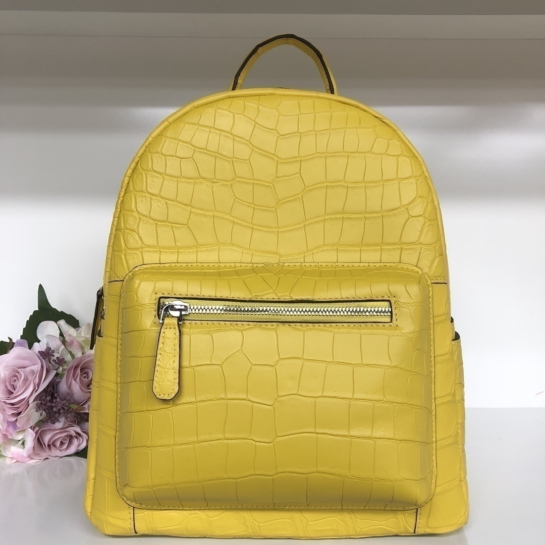 SALE/102%OFF】 本物保証 腹革 シャム クロコダイル リュック 7