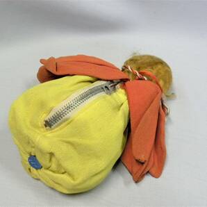 昭和レトロ 巾着人形 文化人形 ミニバッグ きんちゃく 布小物 乙女雑貨の画像6