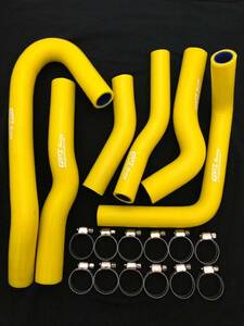GPI racing made NSR250R MC21 MC28 yellow silicon radiator hose circuit radiator radiator hose NSR250