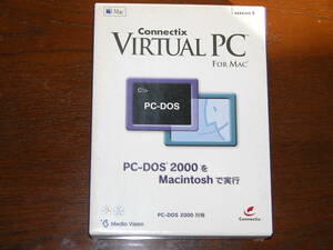 ◆【希少ソフトウエア】　Connectix　VIRTUAL PC for MAC / Media Vision　/ Version 5 / シリアル番号有　/ レターパック発送 ◆ 