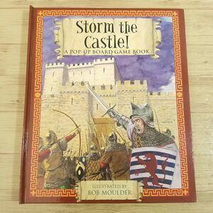  устройство книга с картинками [Storm the Castle! : A POP-UP BOARD GAME BOOK] средний . Europe цельный Sugoroku pop up иностранная книга 
