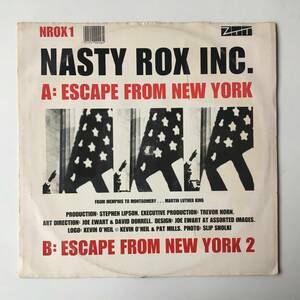 221228●Nasty Rox Inc. - Escape From New York/NROX 1/1988年/12inch LP アナログ盤