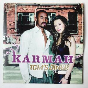 221230●Karmah - Tom's Diner/FK 77055-12/DJ Gabry Ponte Extended Mix/Raggaeton Mix /12inch LP アナログ盤