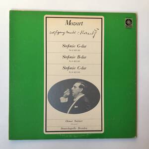 2312●OTMAR SUITNER - STAATSKAPELLE DRESDEN/オトマールスウィトナー/モーツァルト 交響曲第32番・第33番・第34番/ET3041/12inch LP 