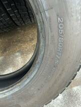 2022年 BRIDGESTONE 205/80R17.5 120/118LT ECOPIa M812 東海発バリ山ミックス 6本セット、10.34mm前後、条件付き送料無料_画像7