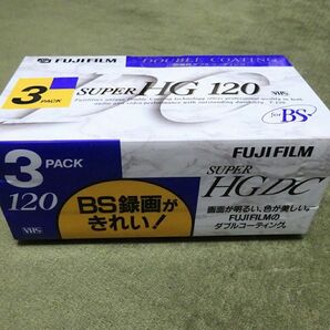 フジフィルム VHSビデオテープ スーパーHGハイグレード（T-120）3パック 