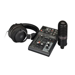 YAMAHA AG03MK2 LSPK Live Streaming Pack ヤマハ ライブストリーミングパッケージ ブラック