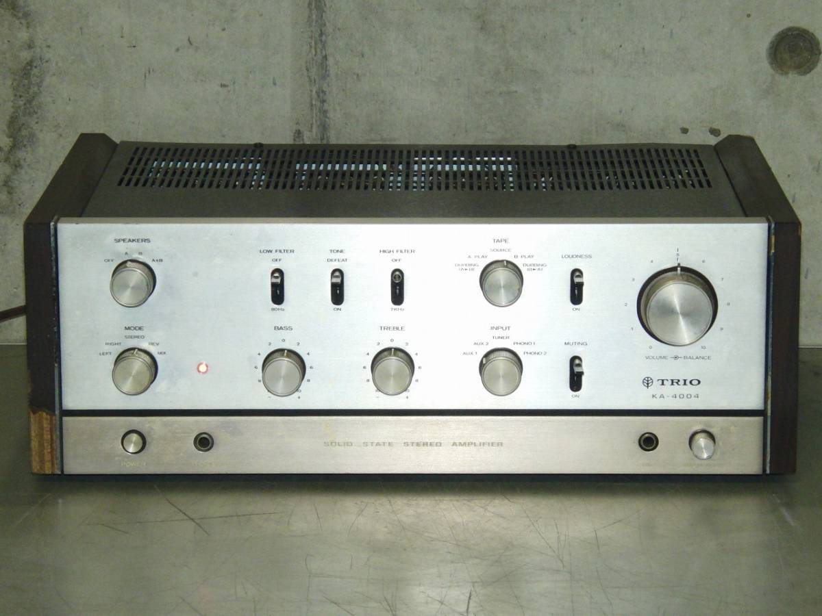 プリメインアンプ【TRIO(現KENWOOD) KA-1200】動作品-