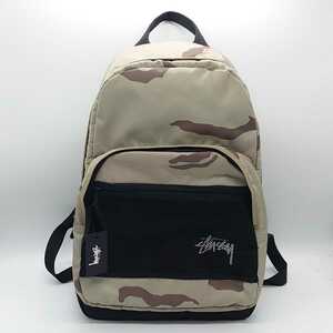 STUSSY Stock Desert Camo 133019 Stussy backpack Day Pack rucksack duck pattern camouflage Street unused paper tag attaching tp-23x11