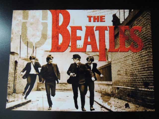 良質 ローランド・ジャンベリ ビートルズ ポスター Beatles アート