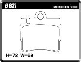 ACRE アクレ ブレーキパッド PC2600(競技専用) リア Mercedes Benz CL W215 クーペ CL55 AMG β627 ACRE アクレ ブレーキパッド PC2600(競技専用) リア Mercedes Benz CL W215 クーペ CL55 AMG β627