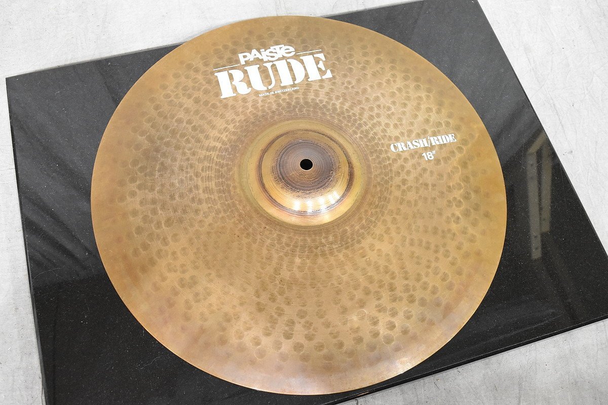 ☆貴重品!パイステ Paiste RUDE クラッシュライド16インチ 中古品 ...