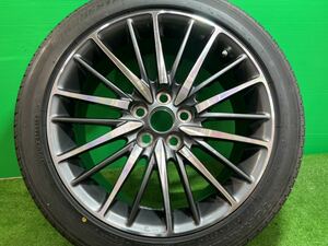 ★1本★レクサス★LS LS600h Fスポーツ★純正タイヤホイール 1本 2013年製造 BRIDGESTONE TURANZA 245/45R19 スペア　補修に！LEXUS