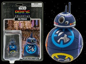 スターウォーズ/ディズニードロイドファクトリー/DISNEY PRIDE COLLECTION BB-PR0UD/フィギュア/BB-8/レインボー/虹/USディズニーランド