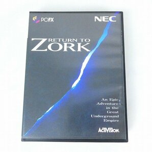 PC-FX ソフト リターン・トゥ・ゾーク RETURN TO ZORK NEC アクティビジョン 手紙 取扱説明書 ケース付 レトロ ゲーム 中古■AB005s■の画像2