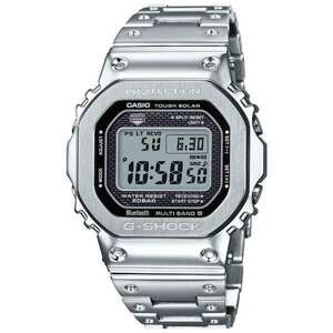 ☆★カシオ G-SHOCK【フルメタル】電波ソーラー Bluetooth搭載 メンズ 国内正規品 シルバー GMW-B5000D-1JF☆★