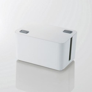 5個セット エレコム ケーブルボックス（4個口） ホワイト EKC-BOX002WHX5