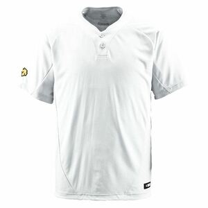 デサント（DESCENTE） ベースボールシャツ（2ボタン） （野球） DB201 Sホワイト S