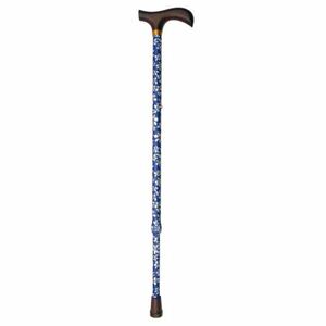  cane / flower flexible stick II (3) length 10 -step adjustment possible aluminium ( walking assistance supplies / nursing articles ) blue ( blue )