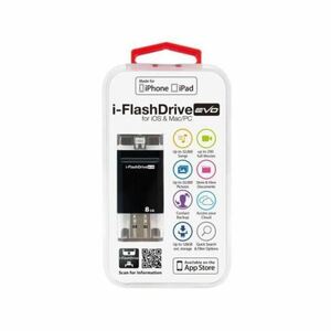 Photofast i-FlashDrive EVO for iOS＆Mac/PC Apple社認定 LightningUSBメモリー 8GB IFD
