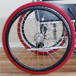 ( summarize )..*.?.*.. wheelchair for small articles wheel socks large red [×2 set ]