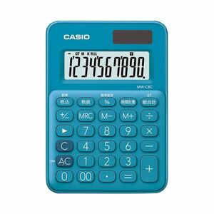 (Резюме) Калькулятор Casio Calculator 10 цифр MW-C8C-Bu-N [× 30 комплектов]