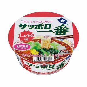 (まとめ）サンヨー食品 カップどんぶりサッポロ一番醤油12食【×2セット】〔代引不可〕