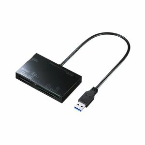 サンワサプライ USB3.0カードリーダー ブラック ADR-3ML35BK 1個