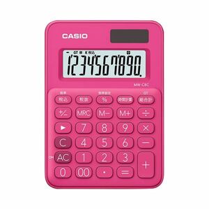 (Сводка) Калькулятор Casio Calculator 10 цифр MW-C8C-N [× 30 наборов]