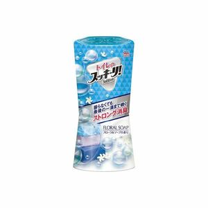 （まとめ）アース製薬 トイレのスッキーリ フローラルソープ 400mL【×50セット】