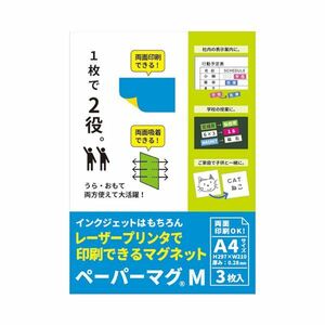 （まとめ）ニチレイマグネット ペーパーマグ MPM-210297 5冊【×5セット】