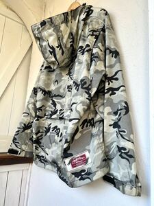  angler z house * Angler's House * camouflage -ju Wind breaker hood Parker * gray series camouflage * L