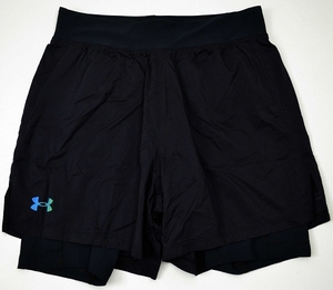 ★【UNDER ARMOUR アンダーアーマー】ラッシュランニングパンツ 1361577-001 XL