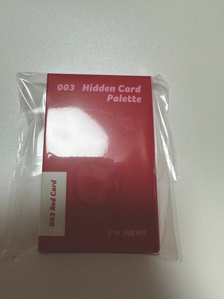アイムミミ カードパレット レッドカード アイシャドウ 003