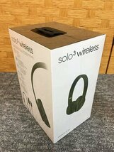 SHE63382世 ★未開封★ beats ビーツ Solo3 ワイヤレスヘッドホン A1796 グリーン 2017年製 直接お渡し歓迎_画像3