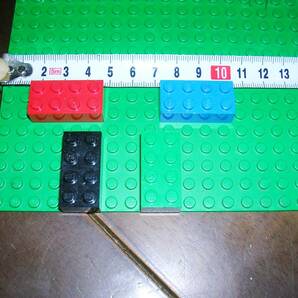 （LEGO）レゴプレート緑2枚（傷・汚れ・凹み有り）の画像7