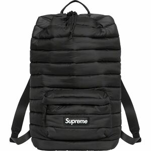 【新品未使用】 22AW 23 新品 Supreme シュプリーム PUFFER BACKPACK パファーバックパック リュック 鞄 かばん バッグ BLACK ブラック 黒